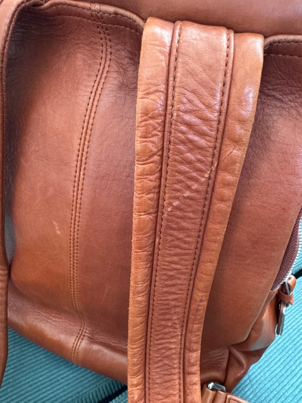 Shinola Runwell Backpack - Men's Leather - Tan - Picture 7 of 17